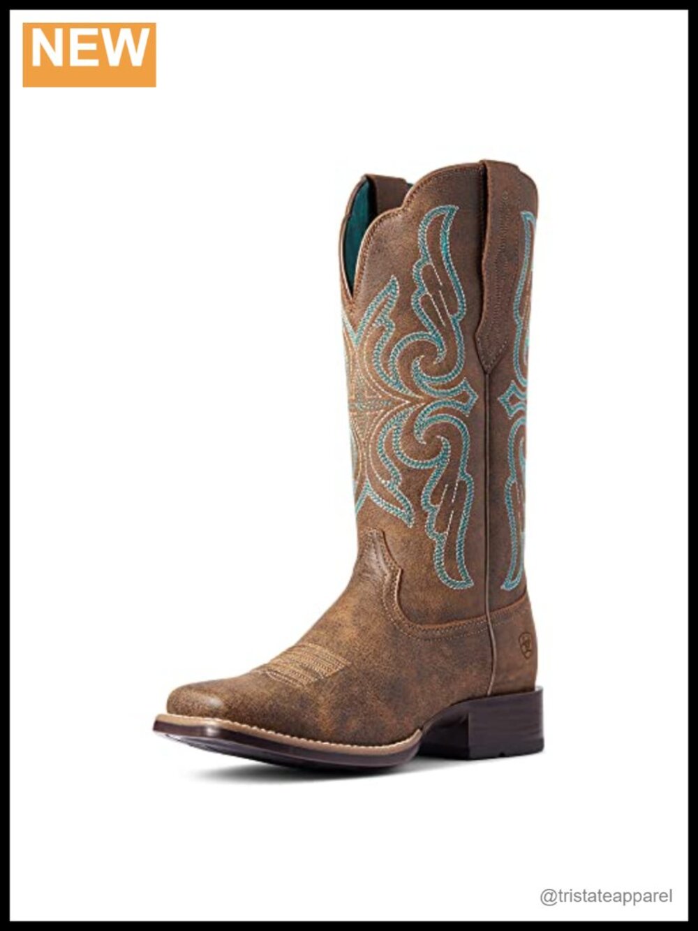 Women's Primera Stretchfit Western Boot, Leather, Mid-Calf Pull-On